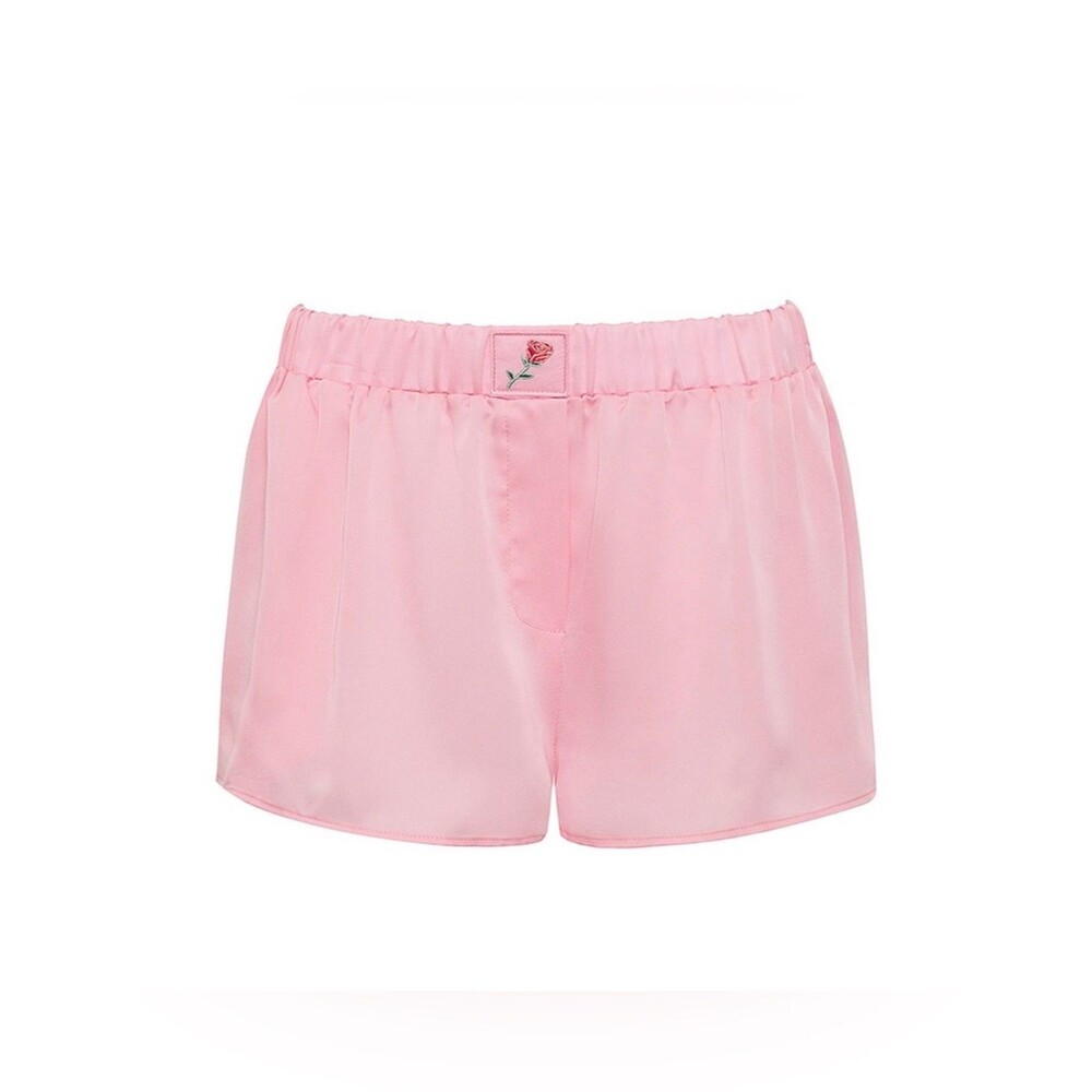 For Love & Lemons Everyday PJ Shorts | Light Pink | XS | NWT